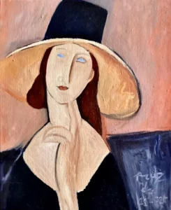 Painting Modigliani Copy
