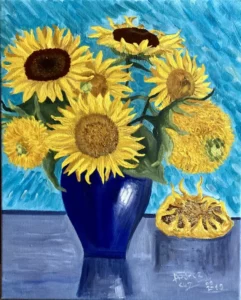 Sunflowers Oil on Canvas